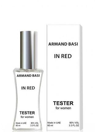 Тестер туалетная вода для женщин armand basi in red 60 мл