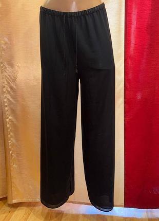 Женские шифоновые брюки палаццо marks&amp;spencer uk10 eur 38