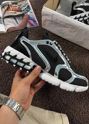 Stussy x nike air zoom spiridon cage pure platinum/стусси х найк эйр зум спиридон кейдж пюр платинум 40 41 42 43 44 45
