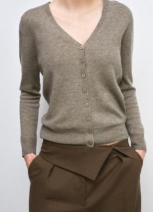Кардиган из 100% чрезвычайно мягкой шерсти zara размеры s, m и l