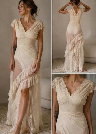 Ніжна мереживна сукня в стилі boho/chic . нова