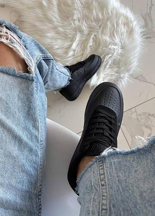Nike air force 1 low foamposite total black/найк эйр форс 1 лоу фоумпосит чёрные 38 39 40 41 42 43 44 45