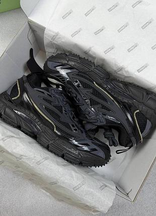 Кросівки off-white x raf simons be right black