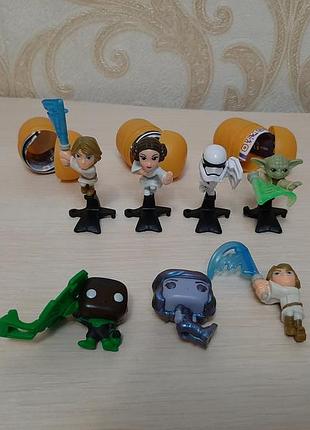 Минифигурки киндер звёздные войны kinder star wars, очень странные дела, марвел зелёный фонарь