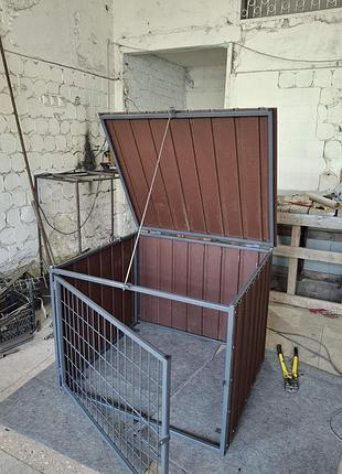 Металлическая защита для генератора 100×80×80 см 3