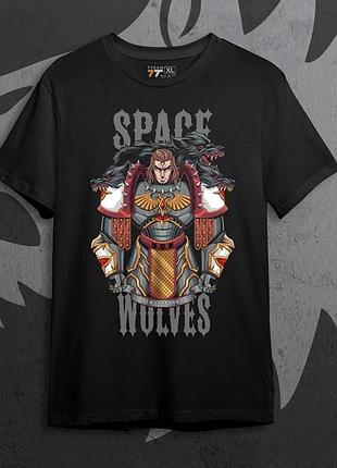 Футболка для подростка мальчика с принтом warhammer 40k 140pace wolve140 размер s/m/l (рост от 164 до 182 ) anime10784