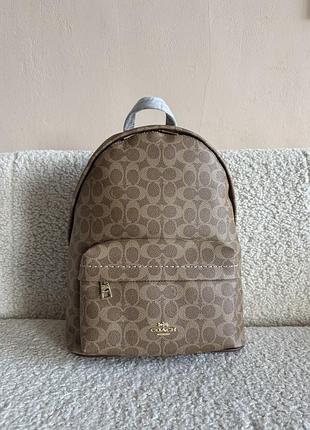 Рюкзак coach taylor small backpack in signature canvas