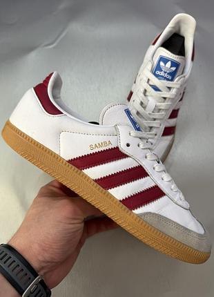 Кросмовки adidas samba og white