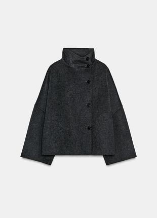 Пальто  zw collection з вовною від zara