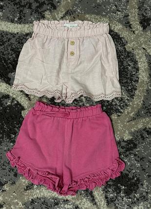 Шорти zara 92/98р на дівчинку