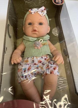 Пупс baby play set, з щільної гуми, знімний одяг, довжина 31 см. multicolor