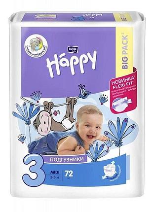 Памперсы happy baby midi