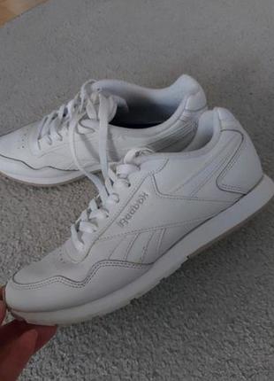 Кожаные женские кроссовки reebok!