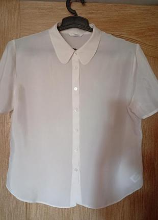 Блуза белая marks & spencer. англия. разм.40