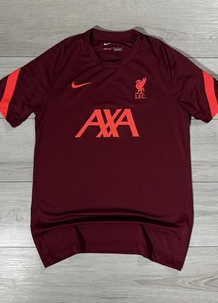 Футбольна тренувальна футболка найк ліверпуль nike liverpool f.c. strike, m, оригінал