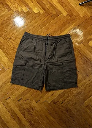 (m) хаки шорты хаки шорты карго cargo zara