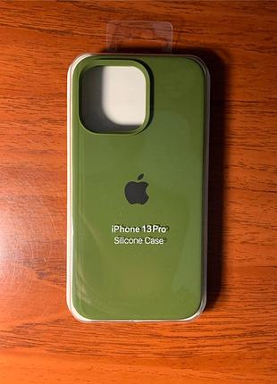 Силіконовий чохол iphone 13 pro pine forest green
