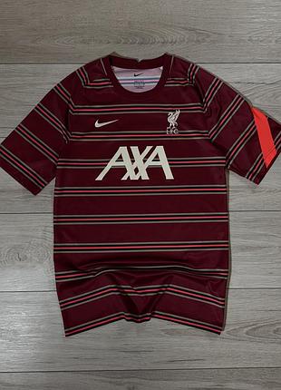 Футбольная предматчевая джерси найк леверпуль nike liverpool f.c. pre-match, s, оригинал