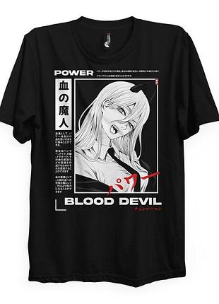 Футболка чорна loys power (blood devil)