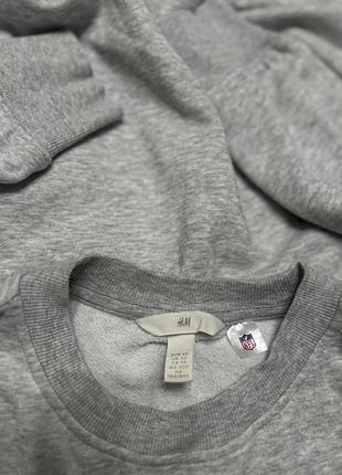 Сірий світшот h&m 4