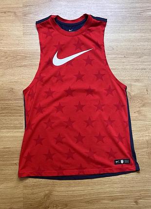 Яркая спортивная майка nike женская