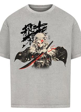 Футболка сіра loys ren x blood sword