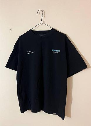 Оригінальна чорна футболка represent