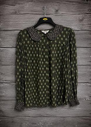 Стильна оливкова блуза per una (marks &amp; spencer)