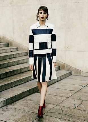 Sonia by sonia rykiel диффузная линия французского культового модного дома sonia rykiel
комбинированная юбка из натуральной кожи и ткани