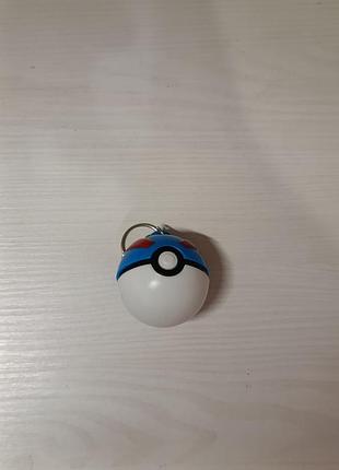 Колекційний брелок-підвіска покебол грейт бол / pokmon great ball