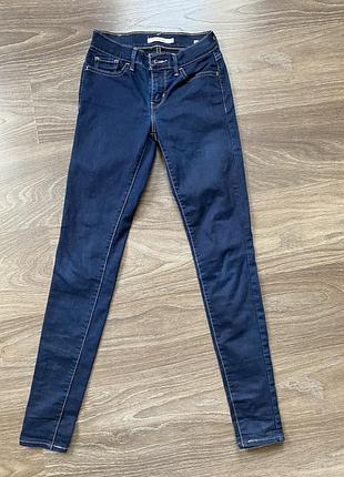 Джинси levi's 710 super skinny (р. 25 / 12-14 років) — стан нових!