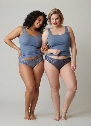 Набор женских, кружевных трусиков большого размера, батал, plus size george