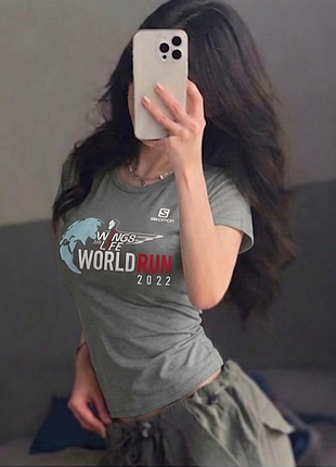 🏃‍♀️ дышащий быстросохнущий материал ⚡ salomon wings for life world run 2022 👕 спортивная беговая футболка 🎯 женская для фитнеса тренировок