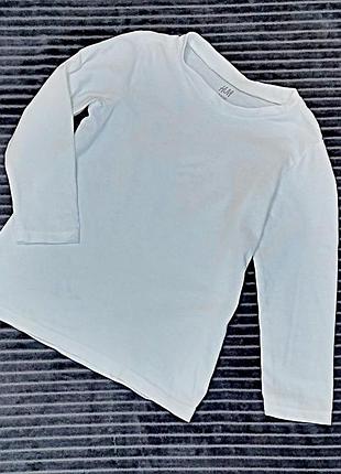 Ніжний білий лонгслів h&m бавовна 86 – 92