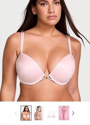 Новий бюстгальтер victoria's secret 34d 75d smooth push up bra оригінал ліфчик гладкий нюдовий лифчик бра пуш ап vs виктория сикрет victoria s pink