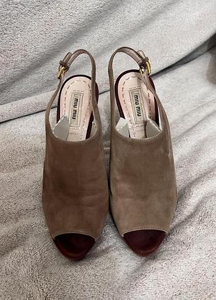 Босоніжки miu miu оригінал!
