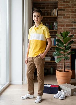 Комплект tommy hilfiger (поло + чіноси), 12-14 років, оригінал