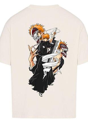 Футболка бежевая loys bleach x ichigo