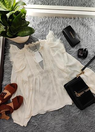 Оригінальна шифонова блуза з нової колекції zara new original.
