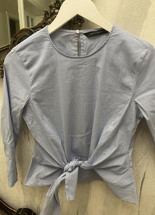 Блуза на дівчинку zara, розмір м,  бірка зі складом відсутня, але на дотик  дуже тонка бавовна з єластаном