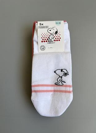Набор носков c&amp;a snoopy, 5 пар 3