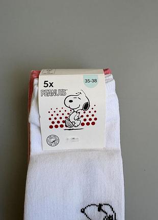 Набор носков c&amp;a snoopy, 5 пар 4