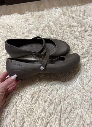 Балетки crocs женские стильные бренд