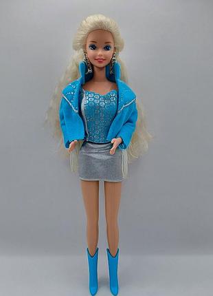 Western stampin' barbie 1993 doll mattel
вінтажна барбі-ковбойка