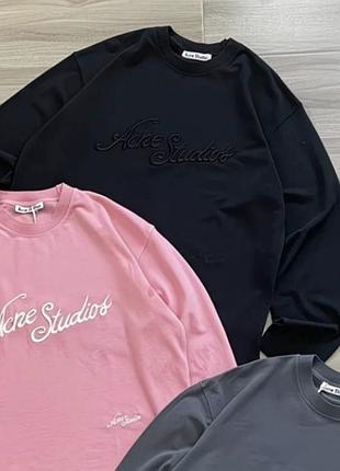 Лонглів acne studios синій