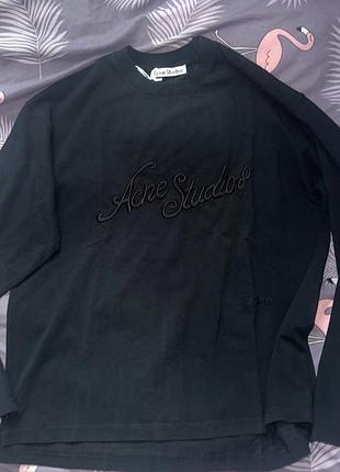 Лонглів acne studios синій 2