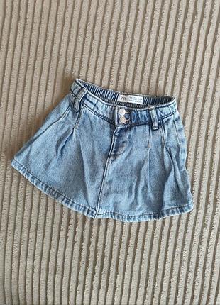 Шорты юбка zara на 2-3 года