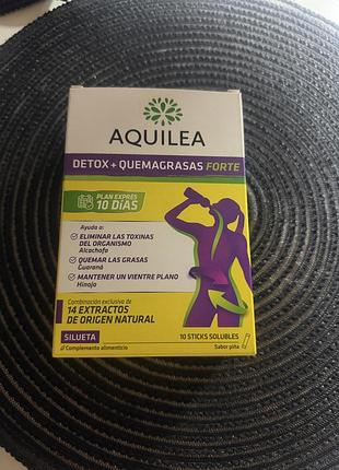 Aquilea detox + жироспалювач forte 10 стіків