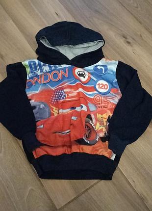 Худи disney cars (молния маккуин) 98–104 см