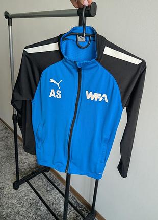 Спортивна кофта на футбол на замок puma 9-10